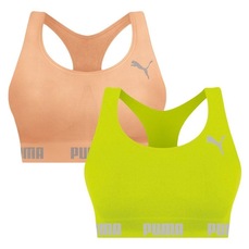 Top Puma Nadador sem Costura - 2 Unidades - Feminino
