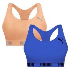 Top Puma Nadador sem Costura - 2 Unidades - Feminino
