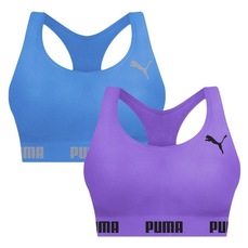 Top Puma Nadador sem Costura - 2 Unidades - Feminino