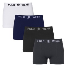 Cueca Boxer Polo Wear Basic - 4 Unidades - Infantil