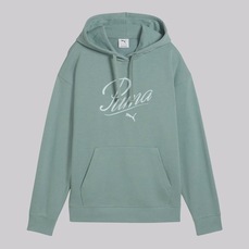 Blusão de Moletom Feminino Puma ESS Script com Capuz