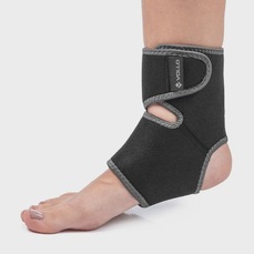 Tornozeleira Compressão Vollo Ajustável em Neoprene Tornozelo Esquerdo/Direito