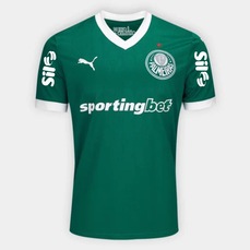 Camisa do Palmeiras I 25/26 Puma Torcedor Patrocínio Masculina