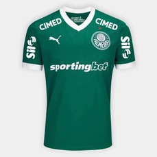 Camisa do Palmeiras I 25/26 Puma Torcedor Patrocínio Masculina