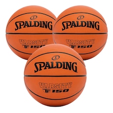 Kit 3 Bolas de Basquete Spalding Varsity Tf-150