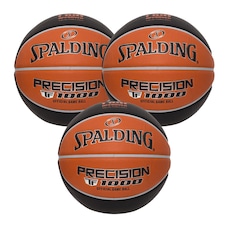 Kit 3 Bolas de Basquete Spalding Tf 1000 Precision FIBA