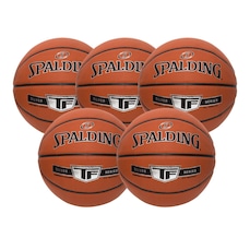 Kit 5 Bolas dee Basquete Spalding Tf Silver - Tamanho 7