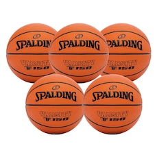 Kit 5 Bolas de Basquete Spalding Varsity Tf-150