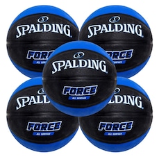Kit 5 Bola de Basquete Spalding Force - Tamanho 7