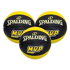 Kit 3 Bolas de Basquete Spalding MVP