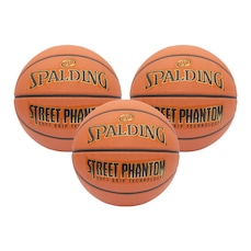 Kit 3 Bola de Basquete Spalding Street Phantom
