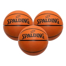 Kit 3 Bolas de Basquete Spalding Streetball