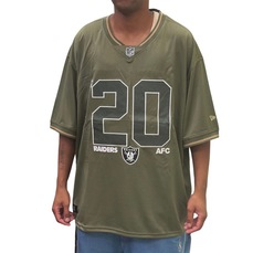 Camiseta New Era Jersey NFL Las Vegas Raiders Camuflada Masculina
