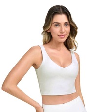 Imagem do produto Top Feminino Alto Giro Regata com Recorte na posição 7 de 2