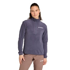 Blusão Feminino Adidas Fleece 1/2 Zíper Multi Essentials
