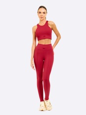 Calça Legging Feminina Manly com Frisos