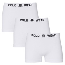 Kit 3 Cuecas Boxer Polo Wear Basic Infantil