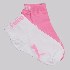 Meia Cano Curto Puma Sapatilha 2 Pares Infantil