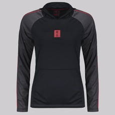 Blusa Flamengo Laçado Manga Longa Feminina