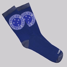Meia Cano Alto do Cruzeiro Futfanatics Esportiva Unissex
