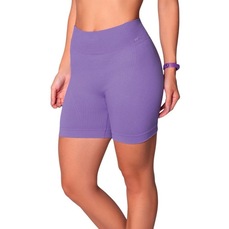 Short Selene sem Costura Canelado Feminino