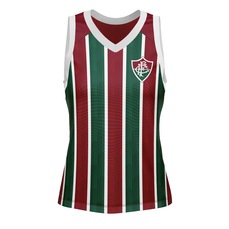 Camisa do Fluminense Regata Nos Tricolor Braziline Feminino