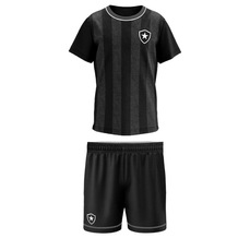 Kit Infantil Camiseta Braziline Taça + Bermuda Botafogo