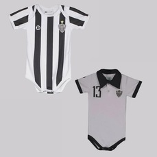 Body Atlético Mineiro FutFanatics - 2 Unidades - Infantil