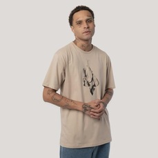 Camiseta Regular MCD Espada Fogo Negro Masculino