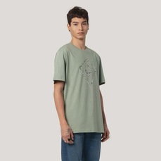 Camiseta Regular MCD Pipa Espada Desgaste Masculino