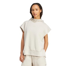 Blusão de Moletom com Capuz sem Mangas Feminino adidas ALL SZN Macio Luxo Solto