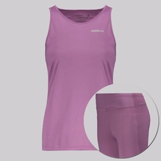 Conjunto de Camiseta Regata + Bermuda Rainha Joy Feminina