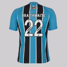 Camisa do Grêmio I 25/26 Umbro 22 Braithwaite Masculina