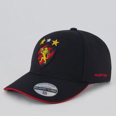 Boné Adulto Sport Recife Supercap 6 Gomos Aba Curva