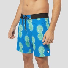 Bermuda Água Lost Alien Artifact Masculina