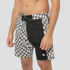 Bermuda Água Lost Wave Grid Masculina