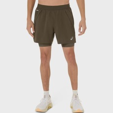 Shorts Asics Road 2-N-1 5In Masculino