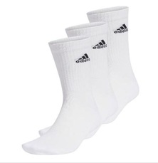 Meias Cano Alto adidas Amortecidas 3 Pares
