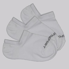 Meia Sapatilha Lupo Sport - 3 Pares - Unissex