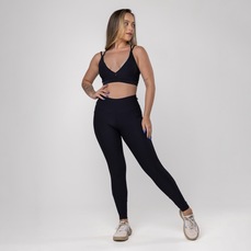 Conjunto Fitness Legging e Top 3 em 1 Feminino