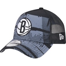 Boné Masculino New Era 940 A-Frame Trucker Brooklyn Nets NBA Tip-Off