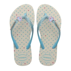 Chinelo Havaianas Slim Glitter II Corações