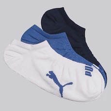 Meia Sapatilha Puma 3 pares Masculina