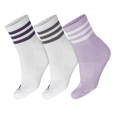 Meia Adidas Cano Curto Cushioned Sportswear - Com 3 Pares - Feminina