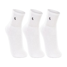 Meia Cano Médio Lupo com 3 Pares Unissex