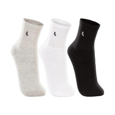 Meia Cano Médio Lupo com 3 Pares Unissex