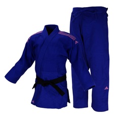 Kimono Judô adidas Quest J690 Azul/Rosa