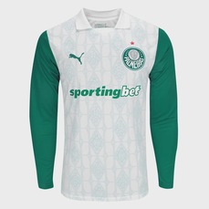 Camisa do Palmeiras II 25/26 Masculina Puma Manga Longa Torcedor