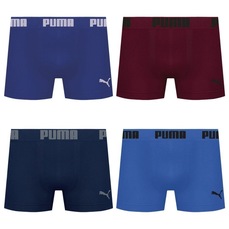 Kit 4 Cuecas Puma Boxer Sem Costura Masculina