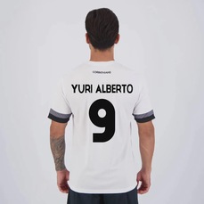 Camisa Futfanatics do Corinthians Details Branca 9 Yuri Alberto